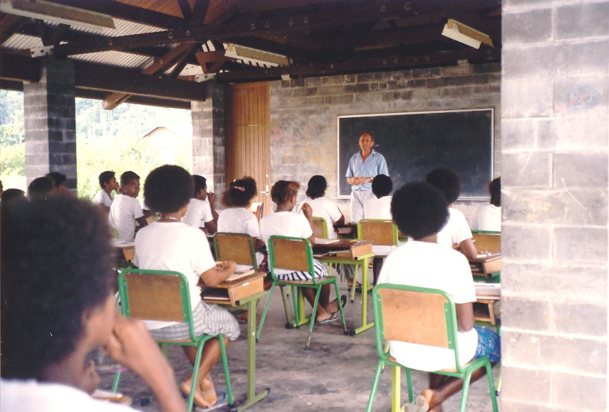 Brian Robertson in the Solomon Islands